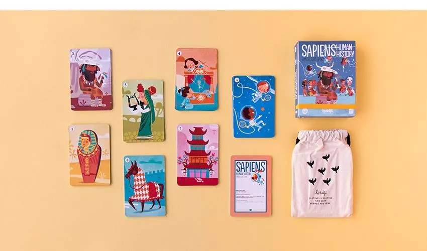 Jeu de cartes SAPIENS, human history – vue 3