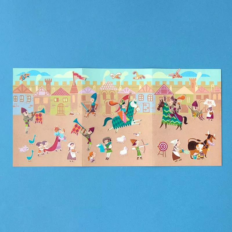 Stickers MEDIEVAL - Set de 100 autocollants amovibles – vue 2