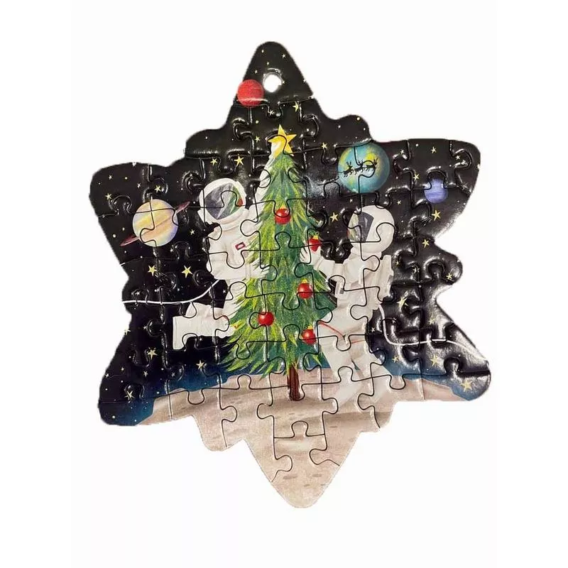 Calendrier de l'Avent Guirlande 24 puzzles – vue 3