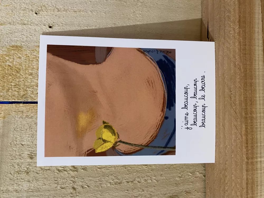 Carte postale Bouton d'or