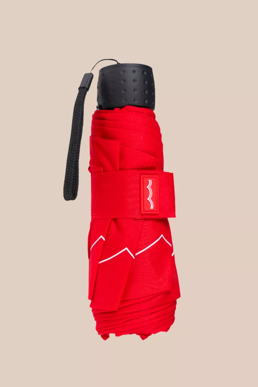 Parapluie Le Mini, rouge rubis – vue 3
