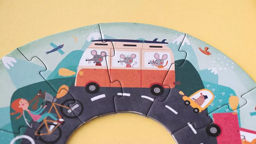 Puzzle BEEP BEEP!, 48 pièces – vue 7