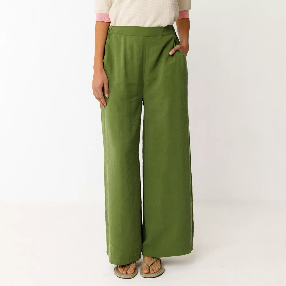 Pantalon KLODIN vert avocat