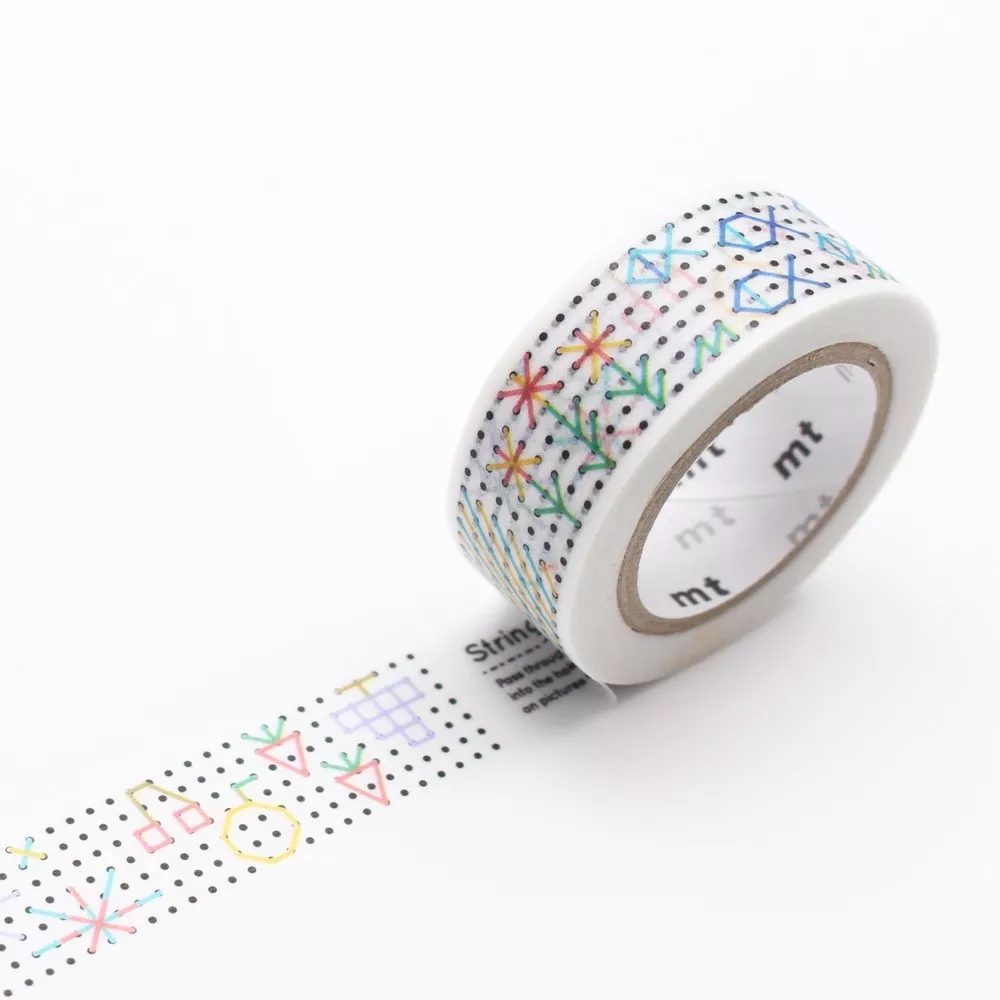 Rouleau 15mm x 7m KIDS Motif jeu de ficelle / string art