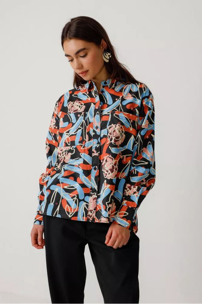 Chemise ARI motif Lorea