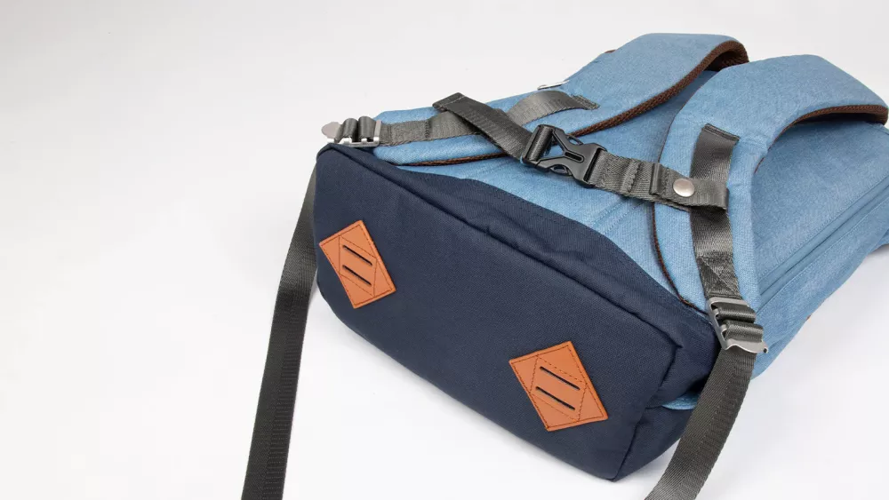 Sac à dos CHRISTOPHER Earth Tone Series - Grey Blue x Maroon – vue 9
