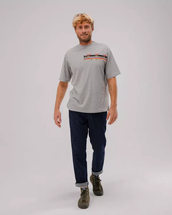 T-shirt KODAK GOLD oversize gris – vue 3