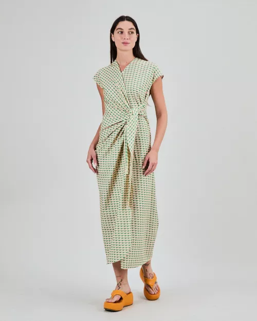 Robe portefeuille SARDINAS jaune