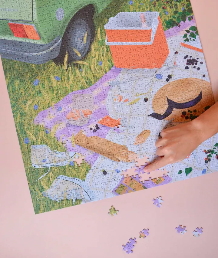 Puzzle LE CASSE-CROUTE, 1000 pièces – vue 4