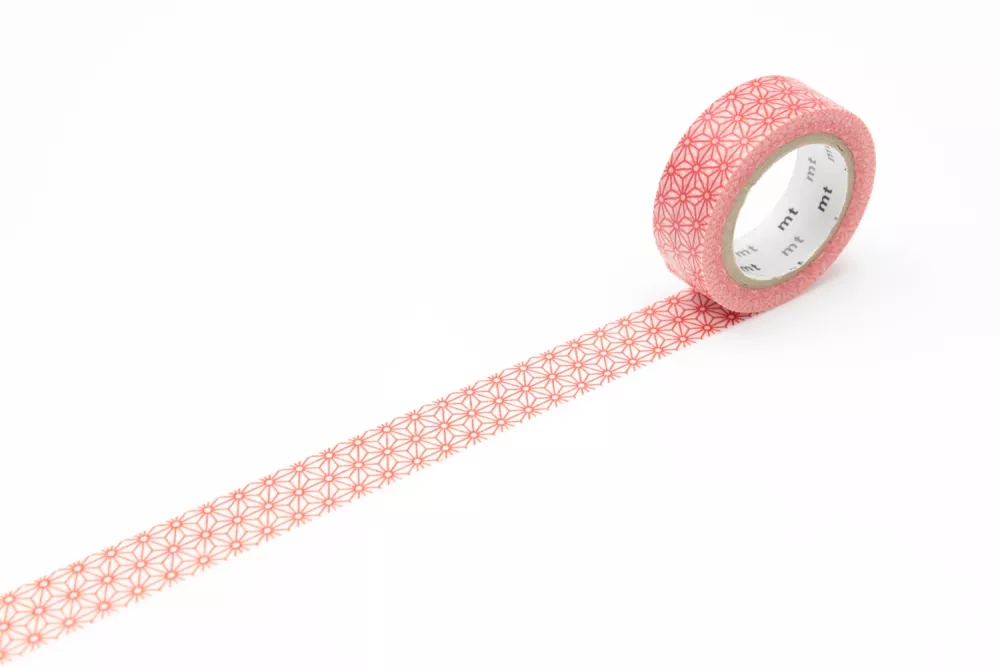 Rouleau 15mm x 10m Motif étoile rouge asanoha shuaka – vue 2
