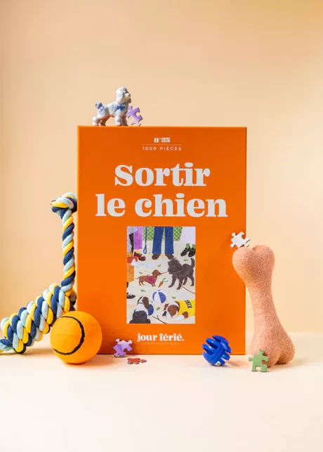 Puzzle SORTIR LE CHIEN, 1000 pièces