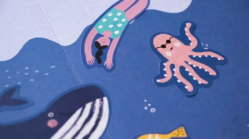 Stickers SEA - Set de 150 autocollants amovibles – vue 4