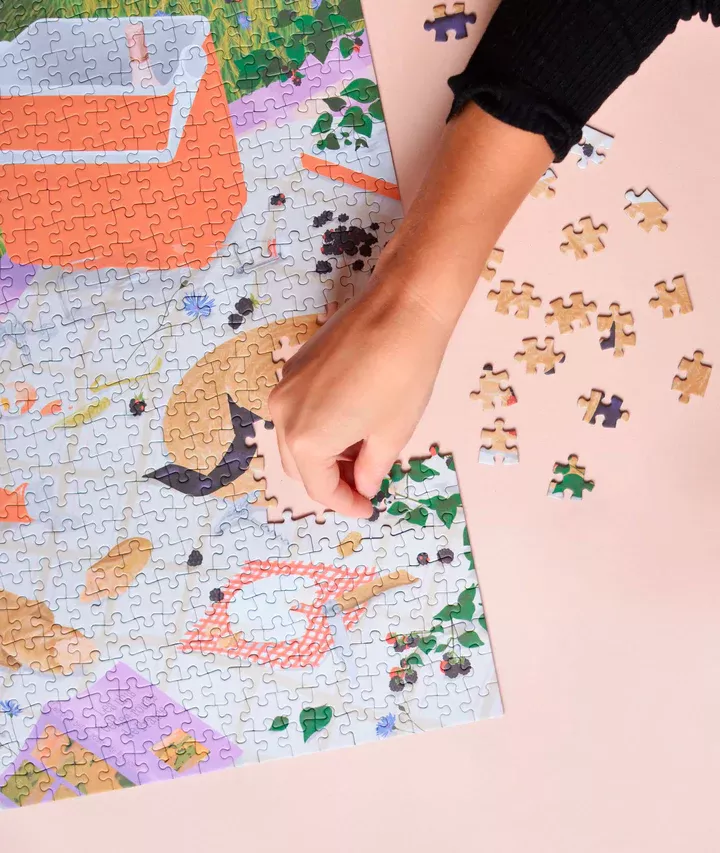 Puzzle LE CASSE-CROUTE, 1000 pièces – vue 6