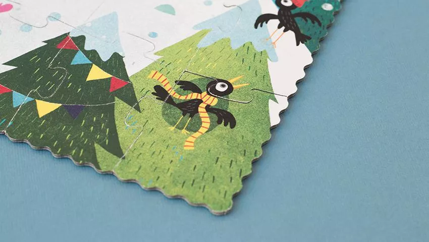 Puzzle LET'S GO TO THE MOUNTAIN, 36 pièces, réversible – vue 5