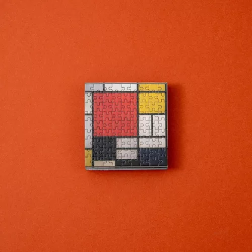 Zoom MicroPuzzle MONDRIAN COMPOSITION 150 pièces