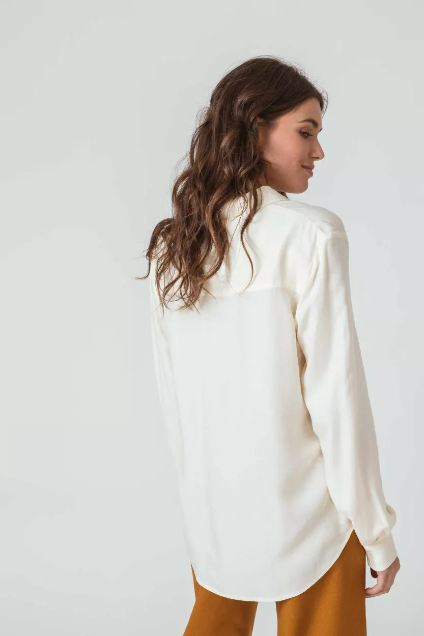 Chemise ASUNE crème – vue 2
