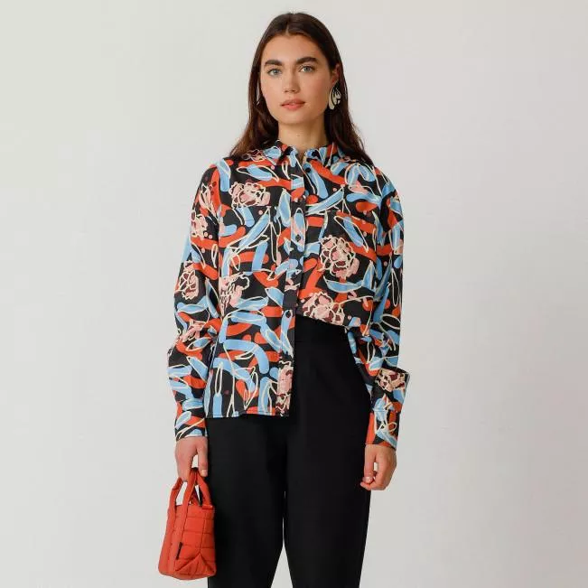 Chemise ARI motif Lorea – vue 2