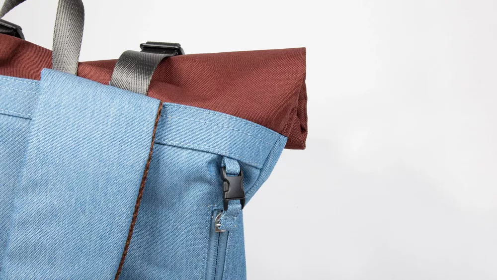 Sac à dos CHRISTOPHER Earth Tone Series - Grey Blue x Maroon – vue 6