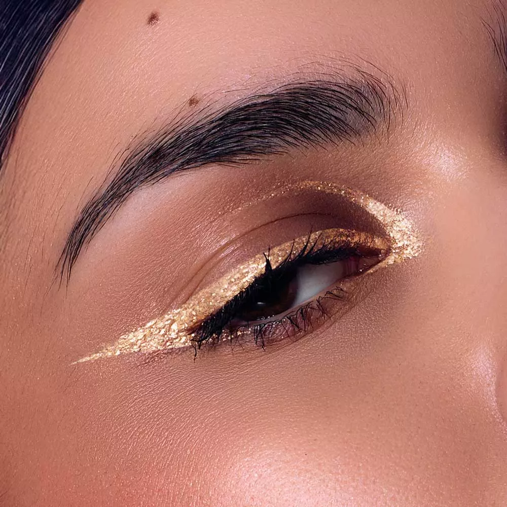 Eyeliner Pailleté Or Métallique – vue 3