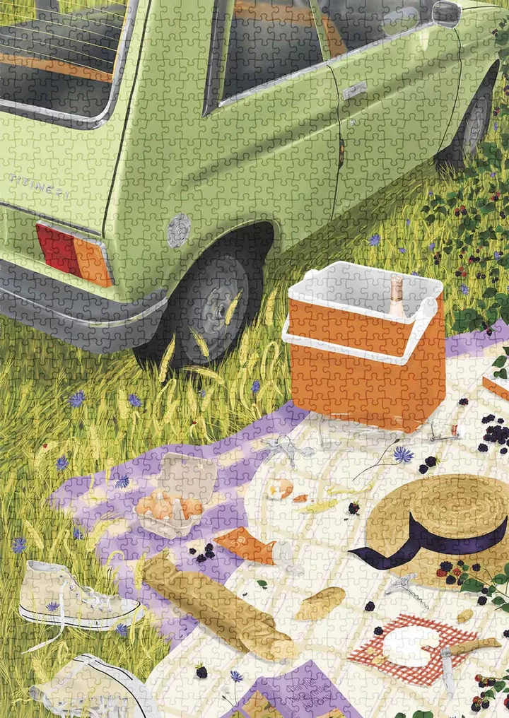 Puzzle LE CASSE-CROUTE, 1000 pièces – vue 5