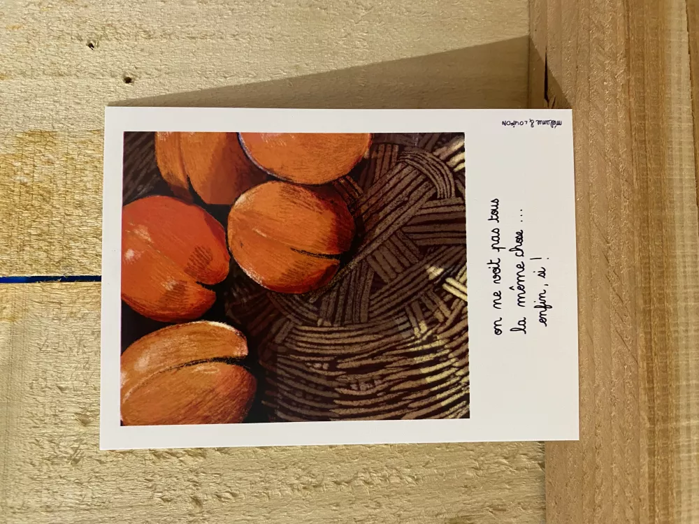 Carte postale Abricots