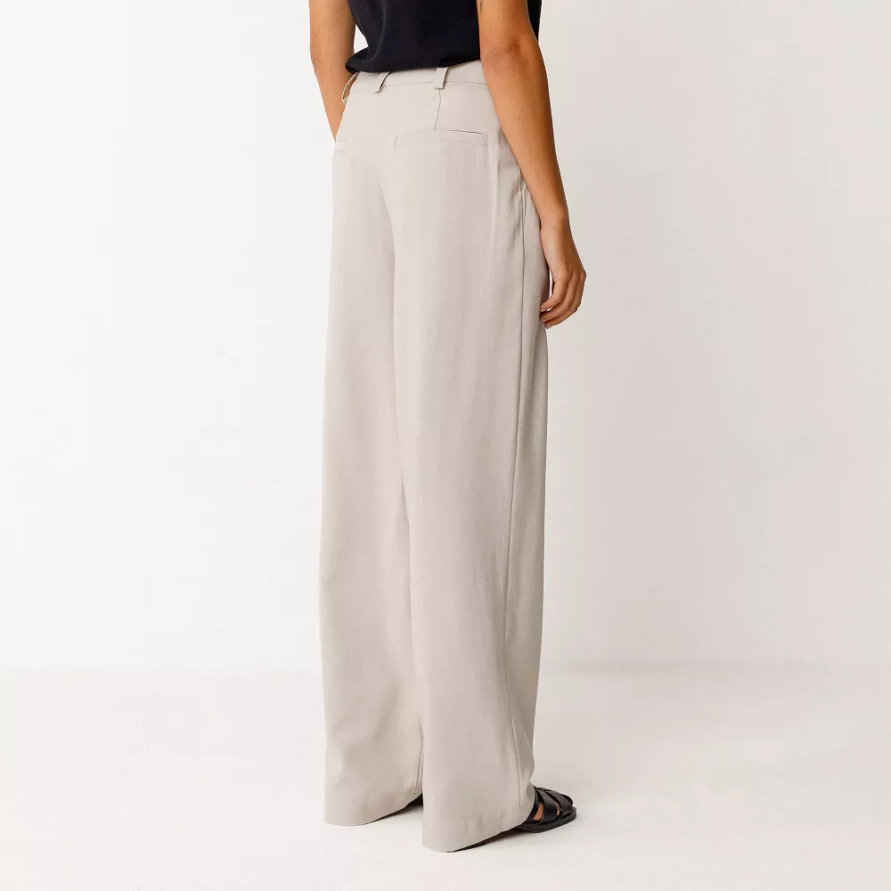 Pantalon HAIDE gris clair – vue 3