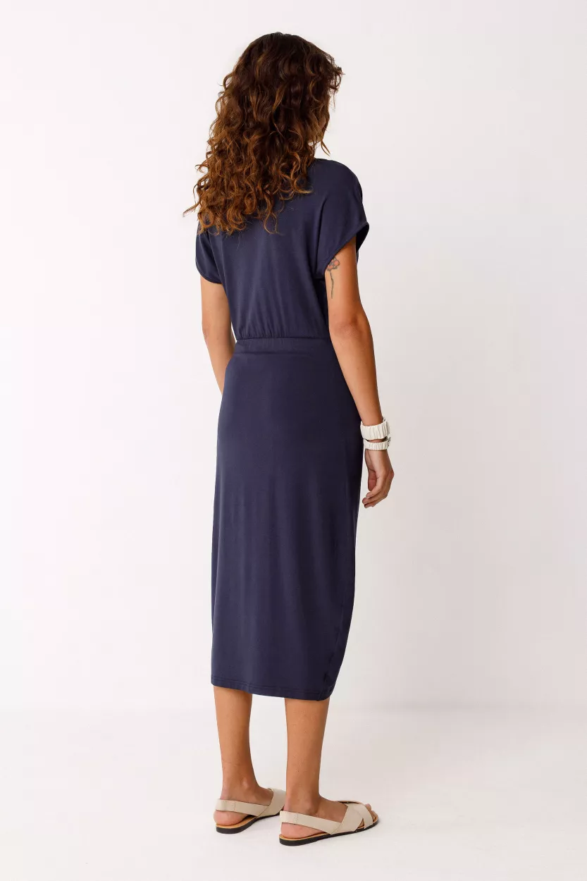 Robe AMADE bleu marine – vue 4