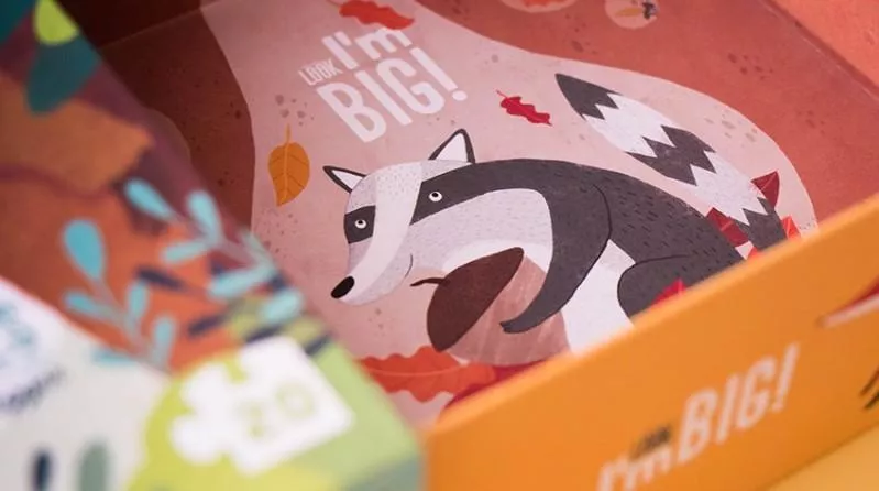 Puzzle LOOK! I'M BIG, 5 puzzles de 4 pièces – vue 2