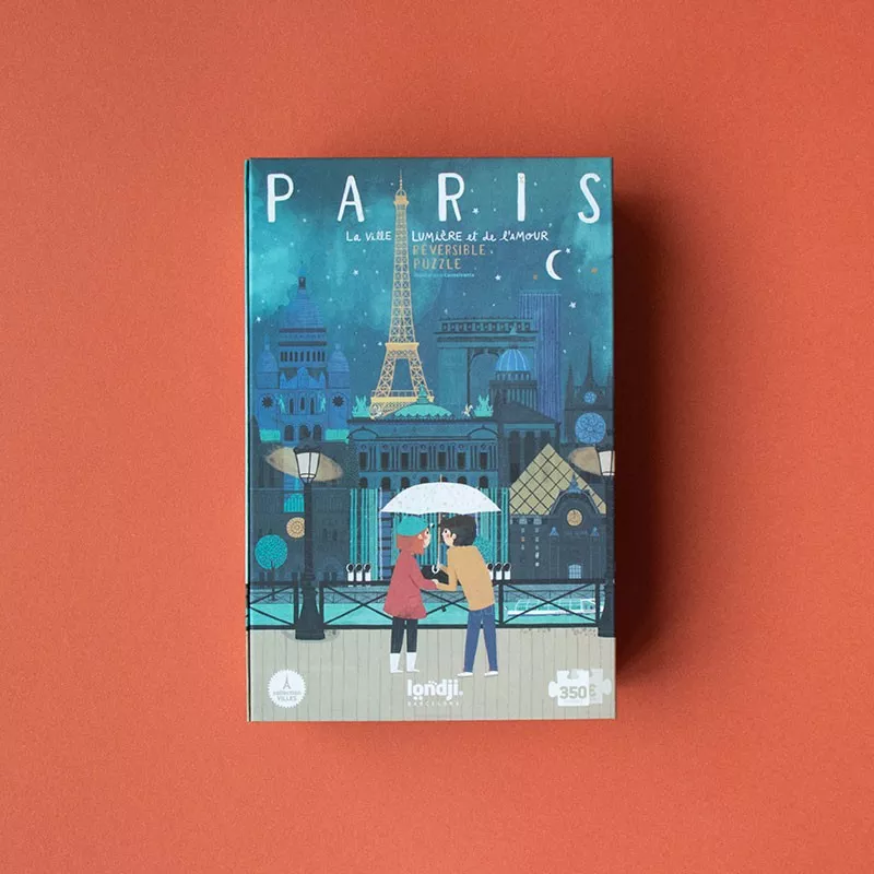 Puzzle PARIS VILLE LUMIERE réversible 350 pièces – vue 2