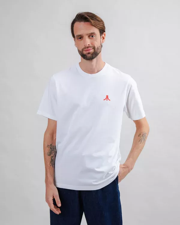 T-shirt ATARI blanc – vue 3