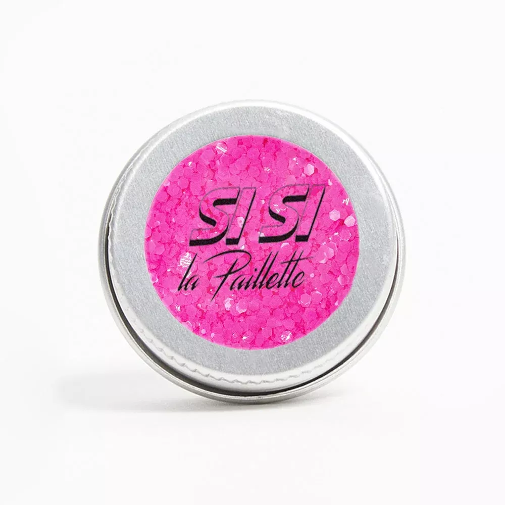 Paillettes Néon Rose