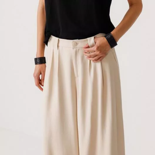 Pantalon NIA crème – vue 2
