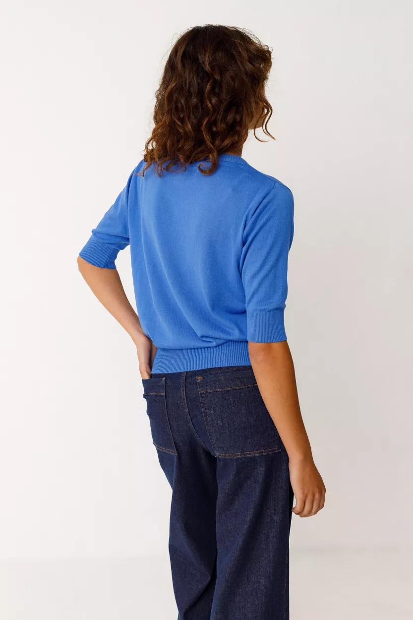 Pull MUIKE-GOTS bleu – vue 2