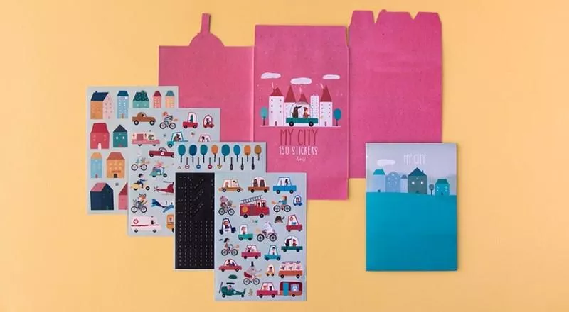 Stickers CITY - Set de 150 autocollants amovibles – vue 10