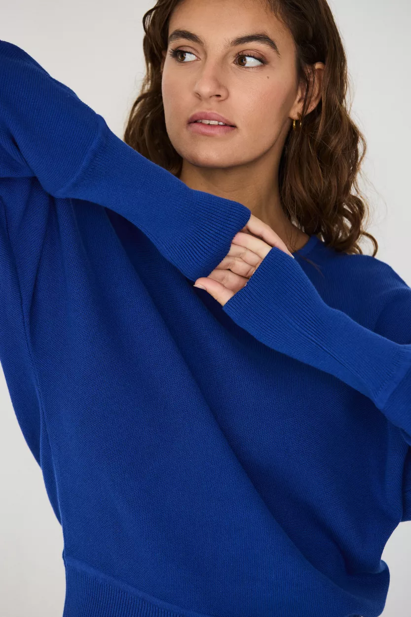 Pull IBAR-GOTS bleu électrique