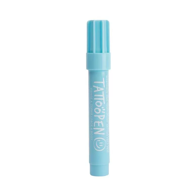Feutre de tatouage temporaire TATTOOPEN Bleu ciel – vue 2