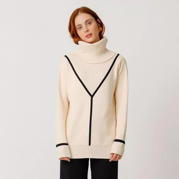 Pull ONINTZE-GOTS crème – vue 3