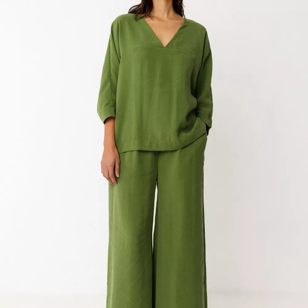 Pantalon KLODIN vert avocat – vue 4