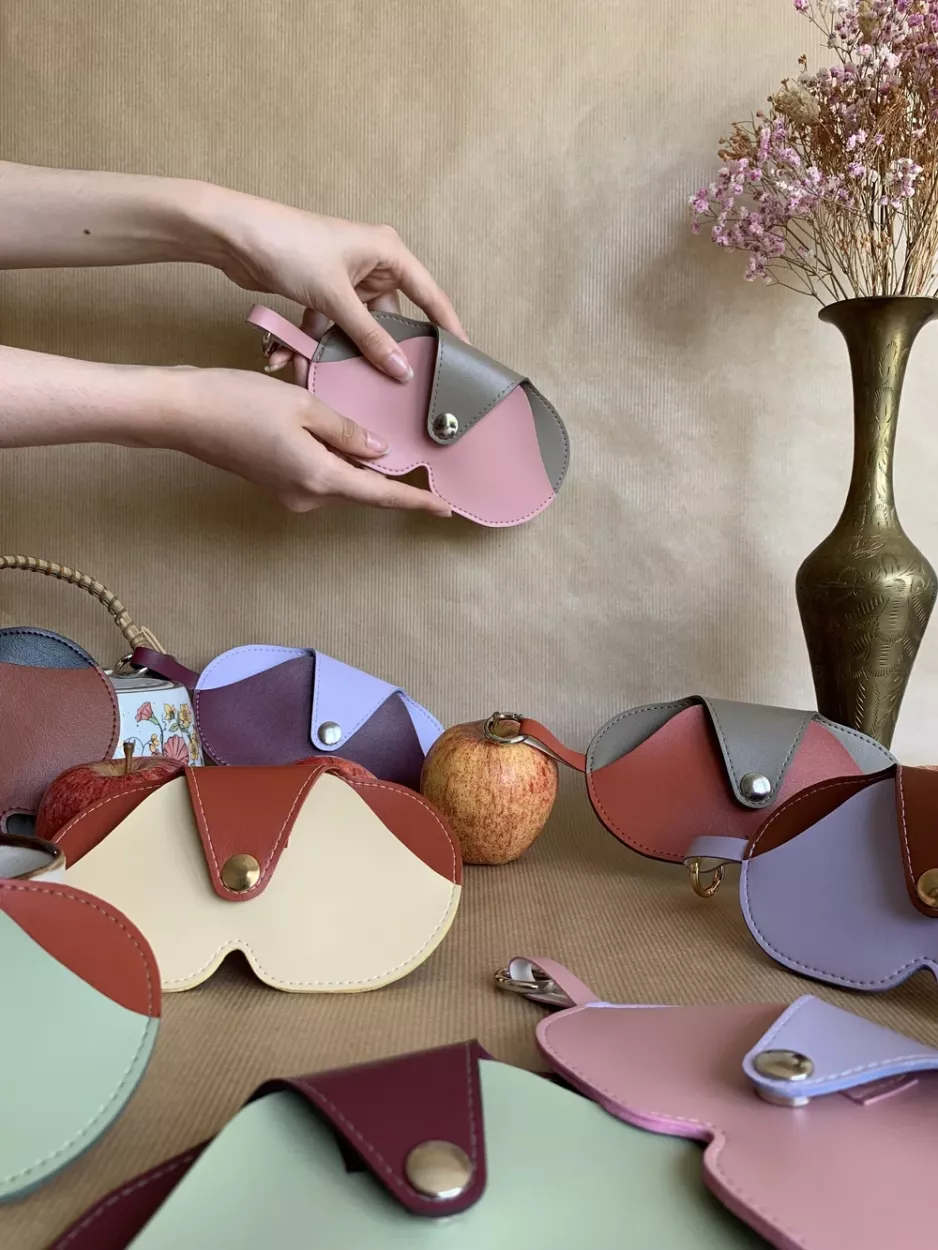 Etui à lunettes vegan HAKO bicolore