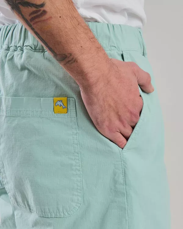 Short Homme RELAXED bleu dauphin – vue 5