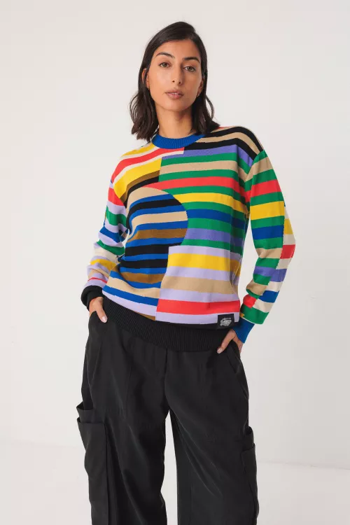 Pull HUA-GOTS motif Grems multicolore