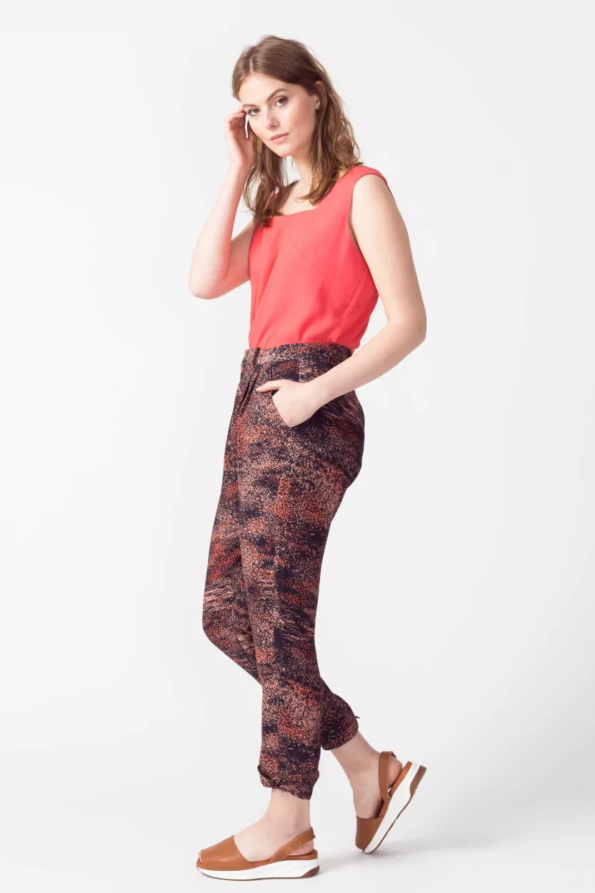Blouse OSANE rose fraise – vue 3