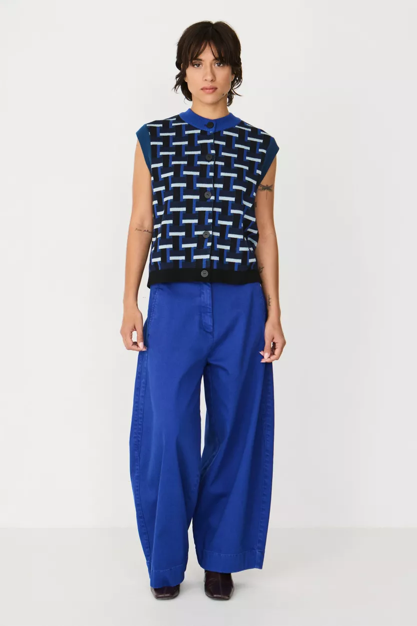 Pantalon MARI-GOTS bleu – vue 2