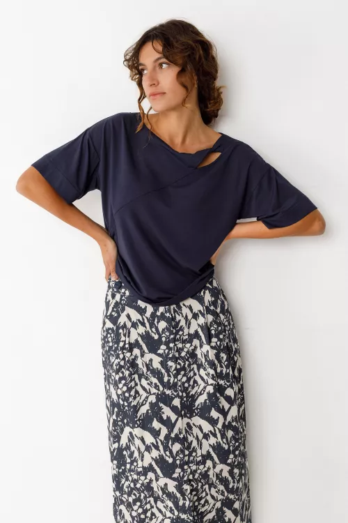 T-shirt AMARA bleu marine