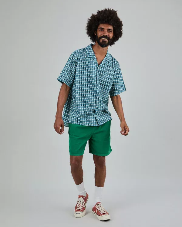 Chemise Homme Aloha SARDINAS bleue – vue 3