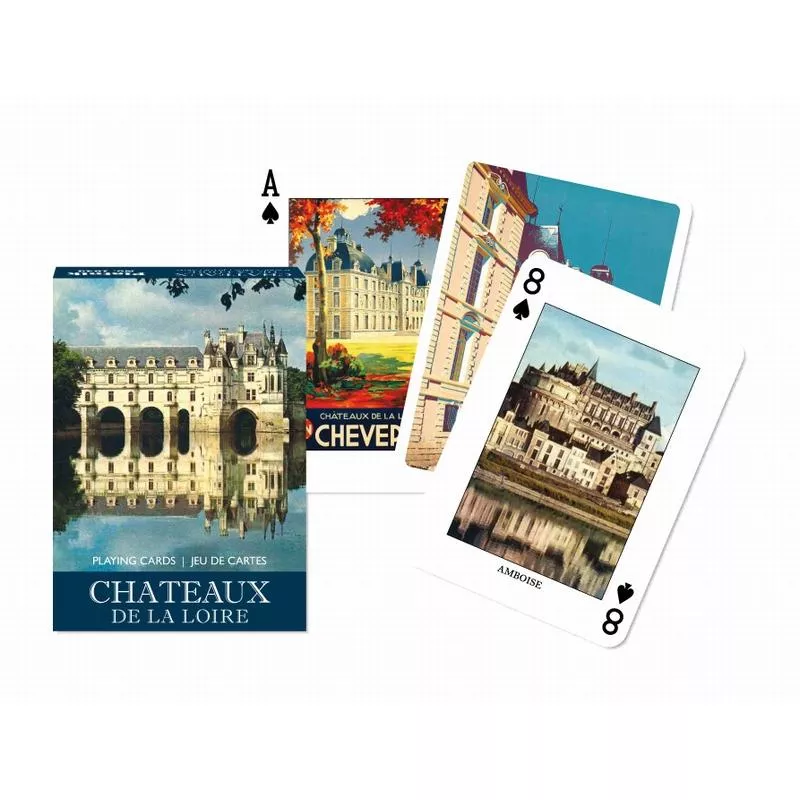 Jeu 55 cartes CHATEAUX DE LA LOIRE