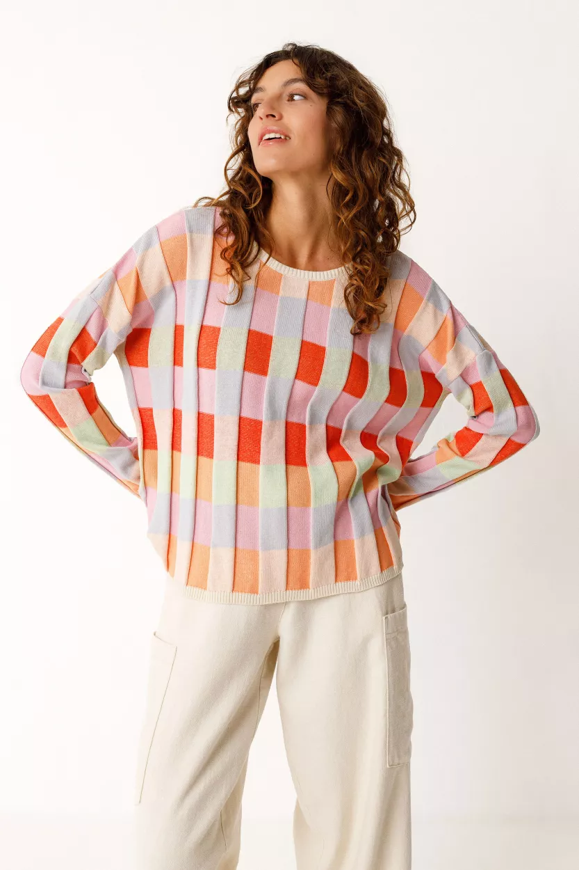 Pull BITA-GOTS multicolore – vue 3