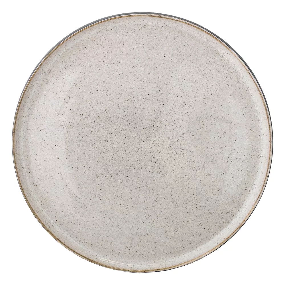 Plateau, Naturel, Grès Ø30xH2,5 cm