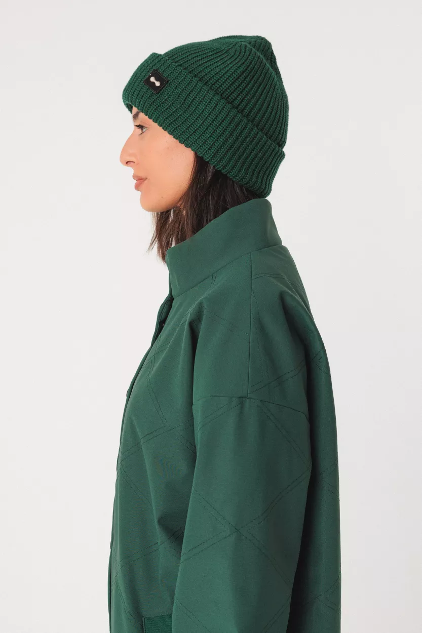 Bonnet ZALA vert foncé – vue 2
