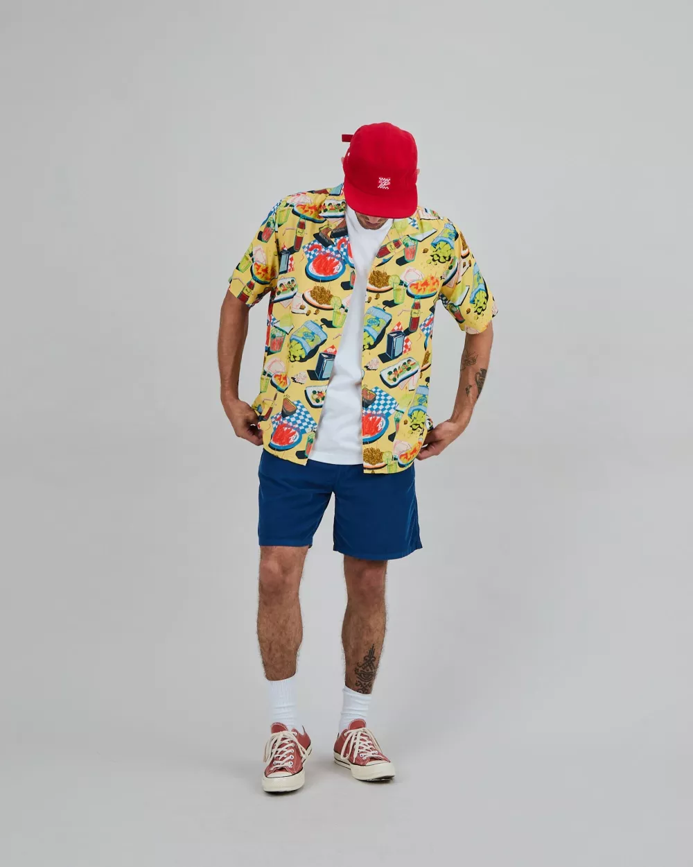 Chemise Homme Aloha CHIRINGUITO jaune – vue 3